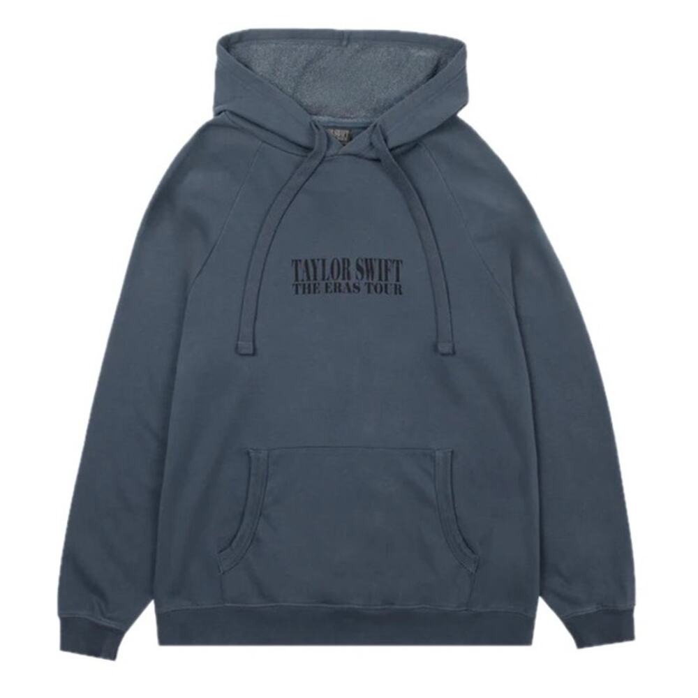 Taylor Swift The Eras II Tour Washed Blue Oversized Hoodie